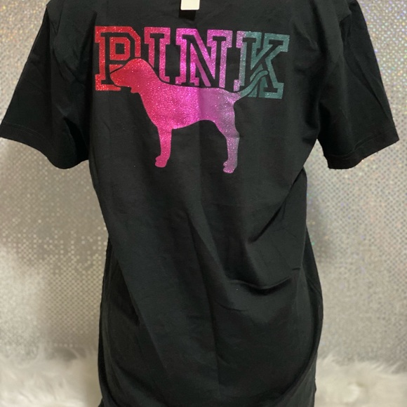 🌈 New Victoria Secret Rainbow Glitter Gradient Tee & Legging Set 🌈 Sold Out - Picture 14 of 16